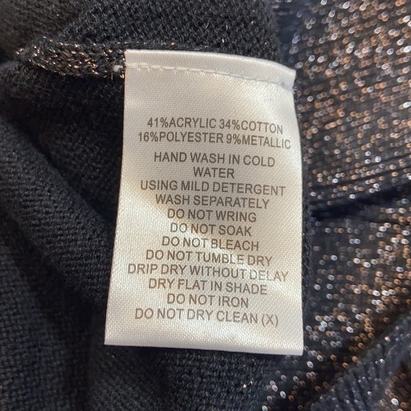 NWT Cooper St Metallic Shimmer Mockneck Alice Knit Dress sz S - Picture 8 of 9